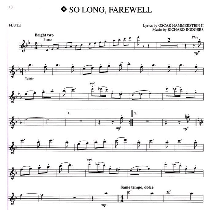 Hal Leonard - The Sound Of Music - Instrumental Solos for Flute