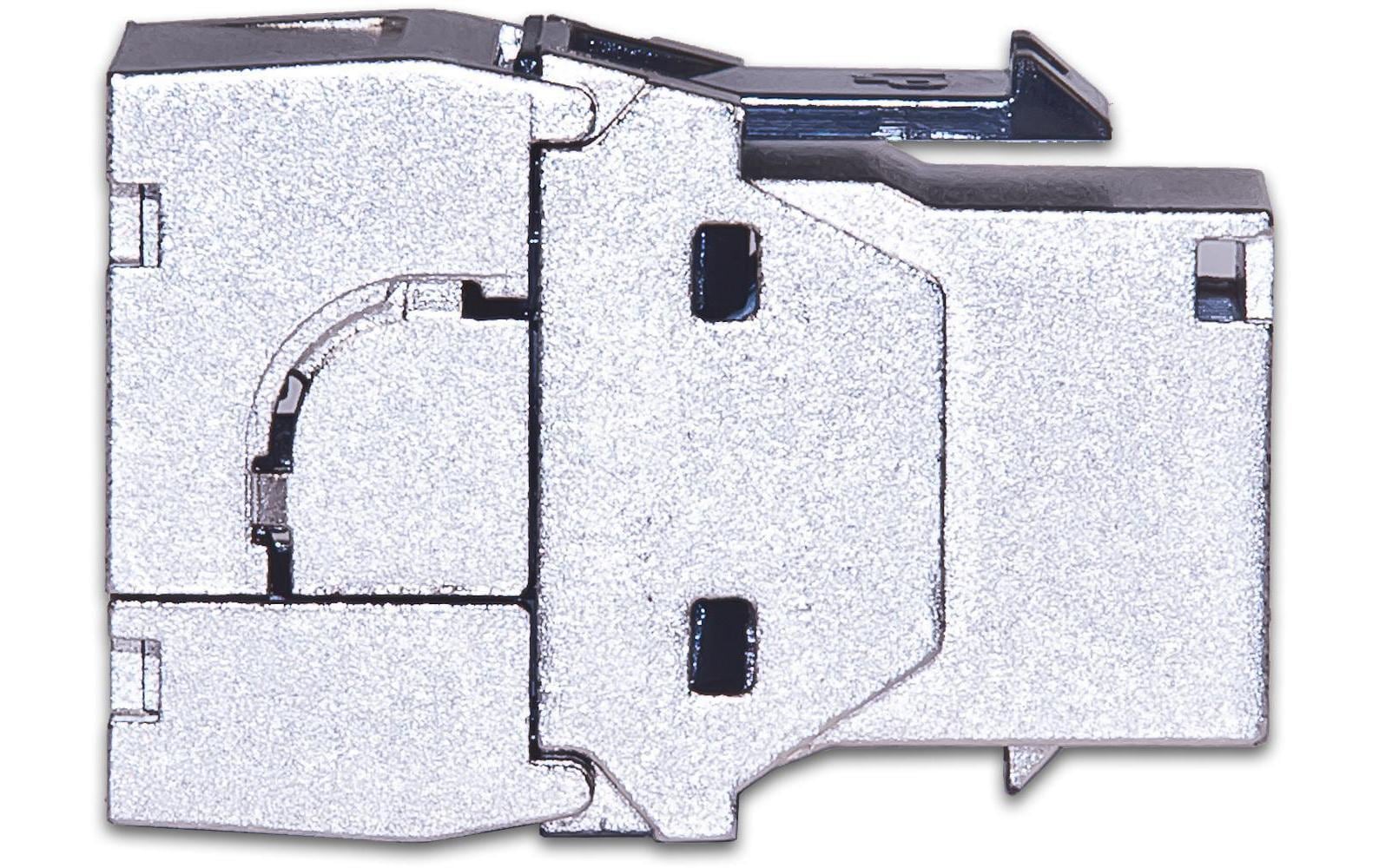 Keystone-Modul Cat.6A, RJ-45, STP 90° gewinkeltKeystone-Modul