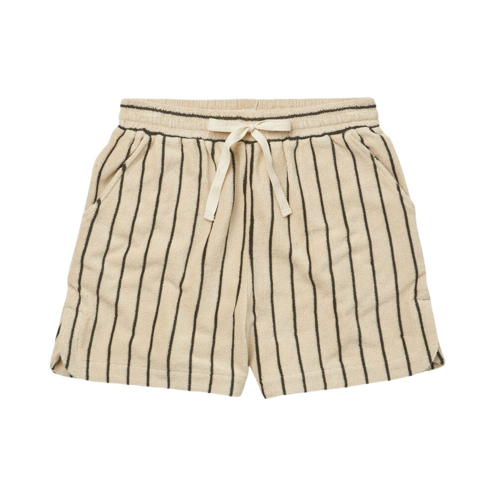 Bongusta  Naram Gym Shorts - Creme & Ink