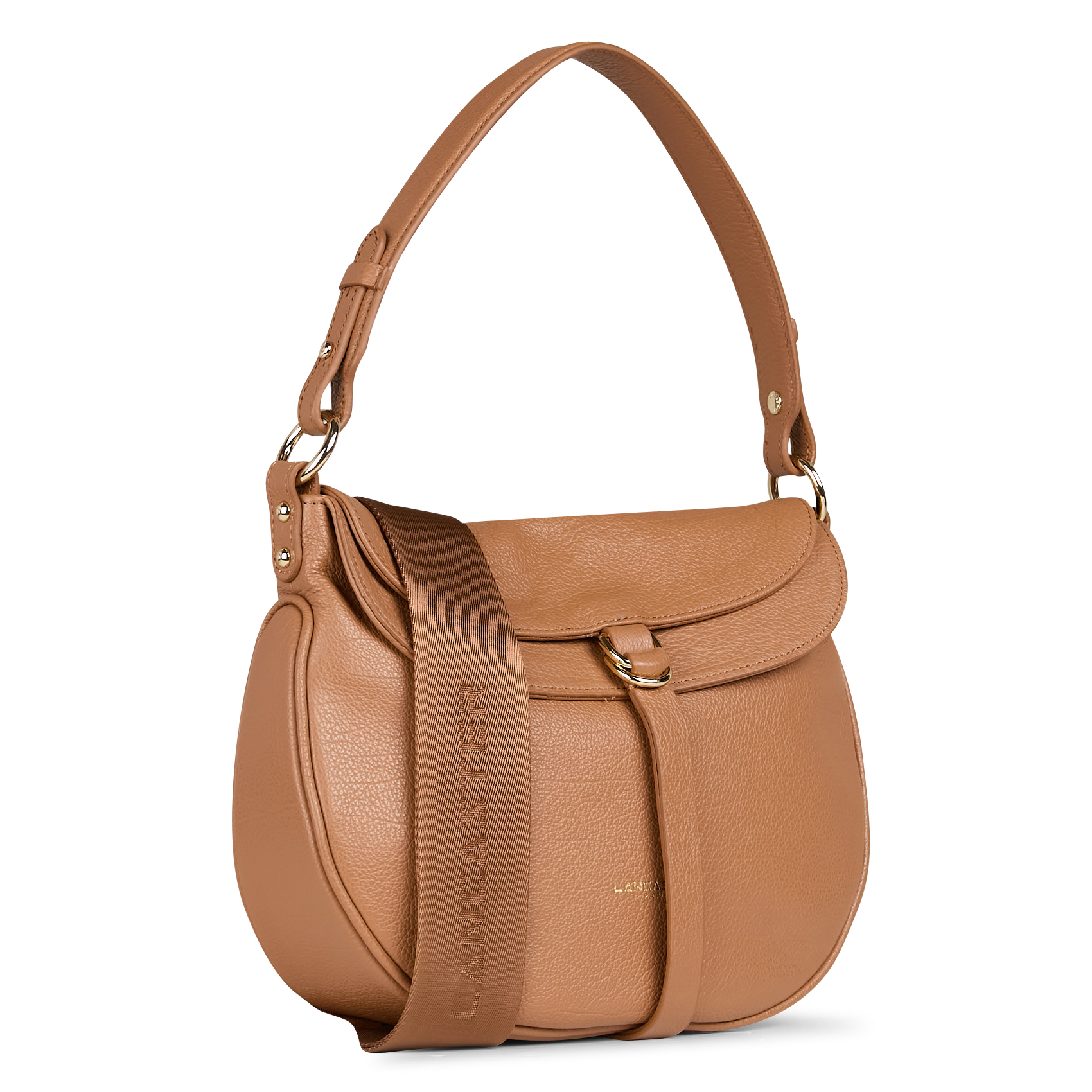 DUNE GAIA - Sac besace en cuir| Marron