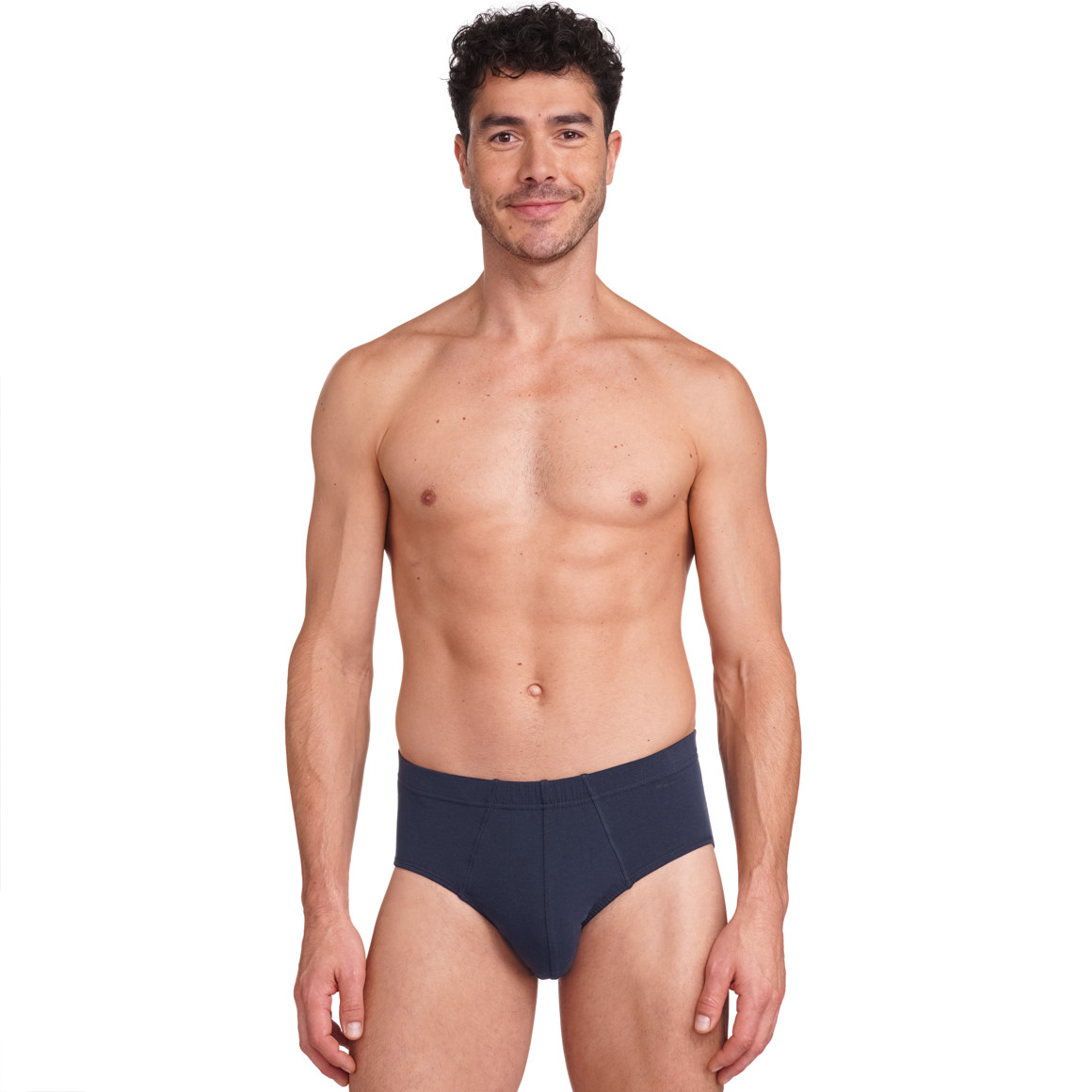 VanVaan Herren Slip unifarben dunkelblau