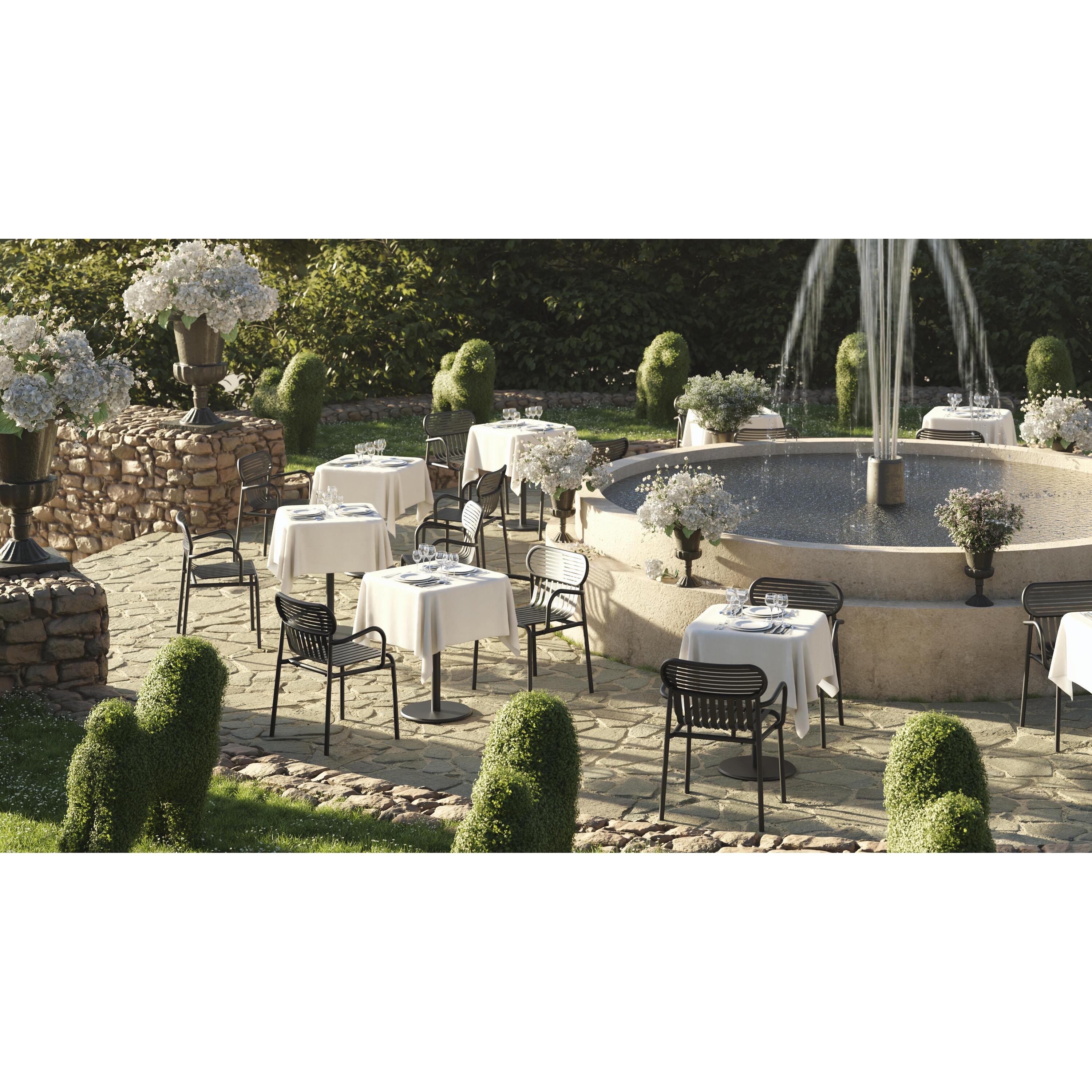 Week-end bistrotafel 60x60 H75 blush