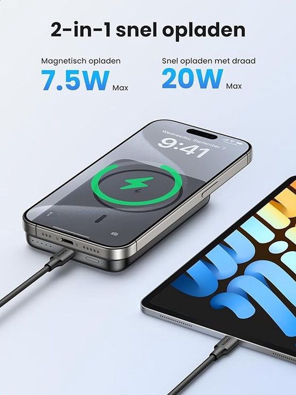 Powerbank - Zwart - Silicone - 10000mAh