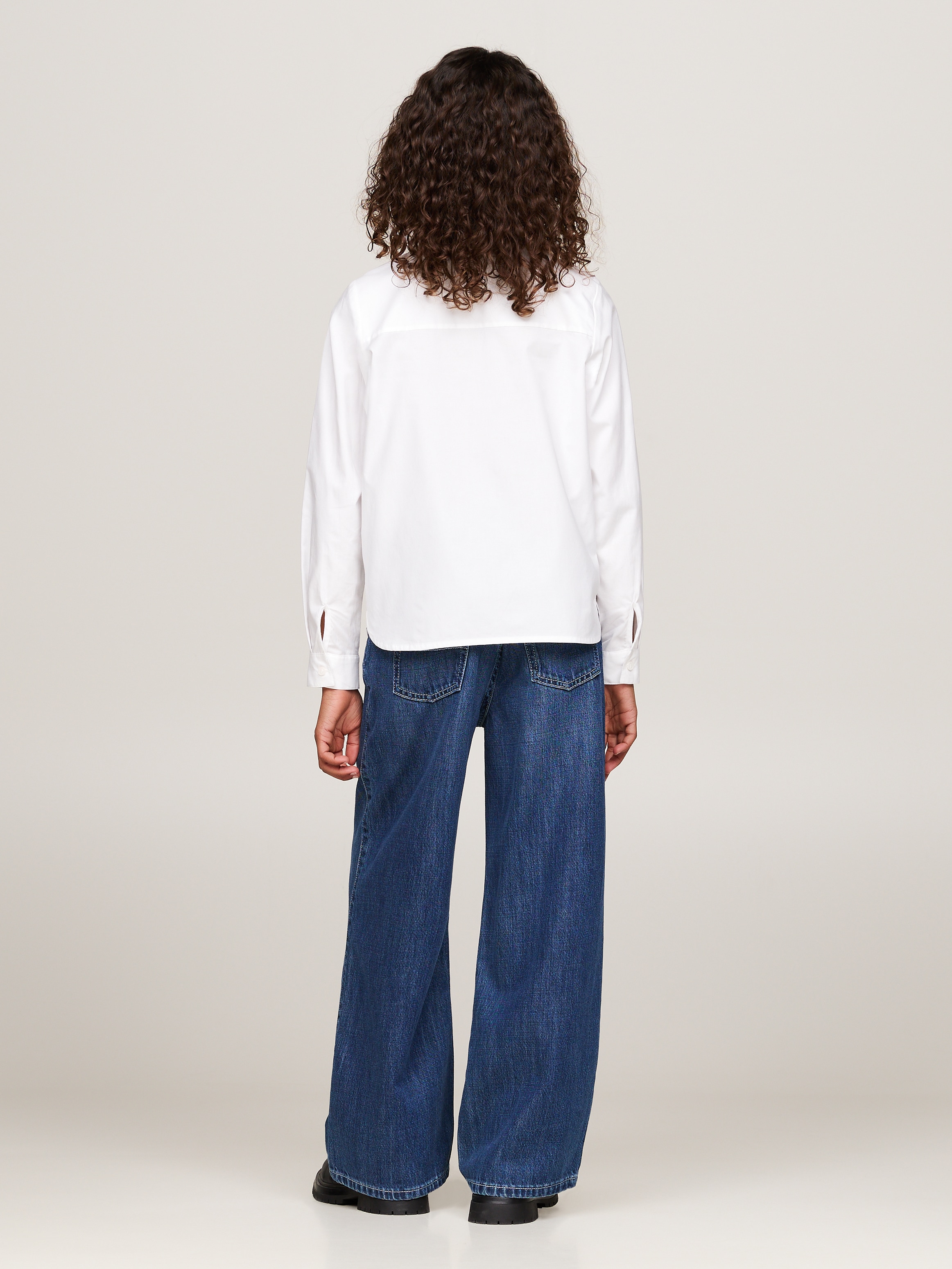 Tommy Hilfiger Langarmbluse »RUFFLE COLLAR BLOUSE LS« Kinder bis 16 Jahre