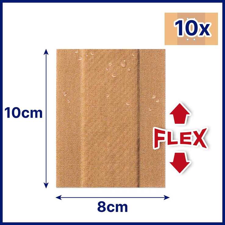 Hansaplast Elastic Pflaster 8 cm x 1 m, 1 St