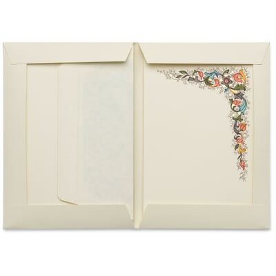 Briefkarten Fiorenza mit Kuvert, Mittel: 11,5 × 17 cm