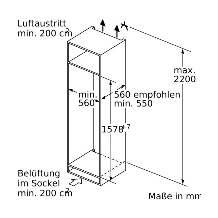 Siemens Einbau-Kühlschrank iQ500 KI72LADE0