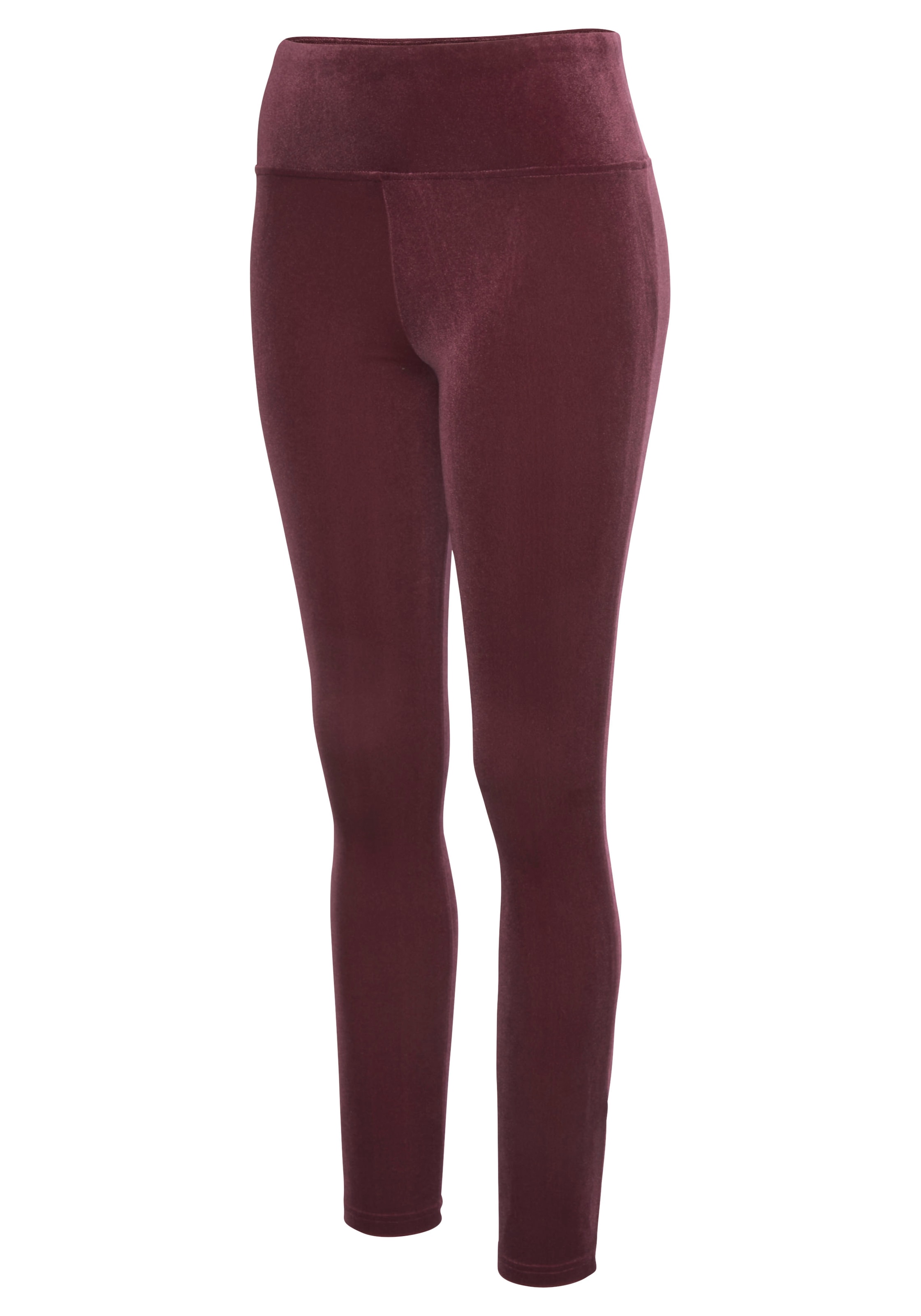 LASCANA Leggings  in weicher, elastischer Samtoptik