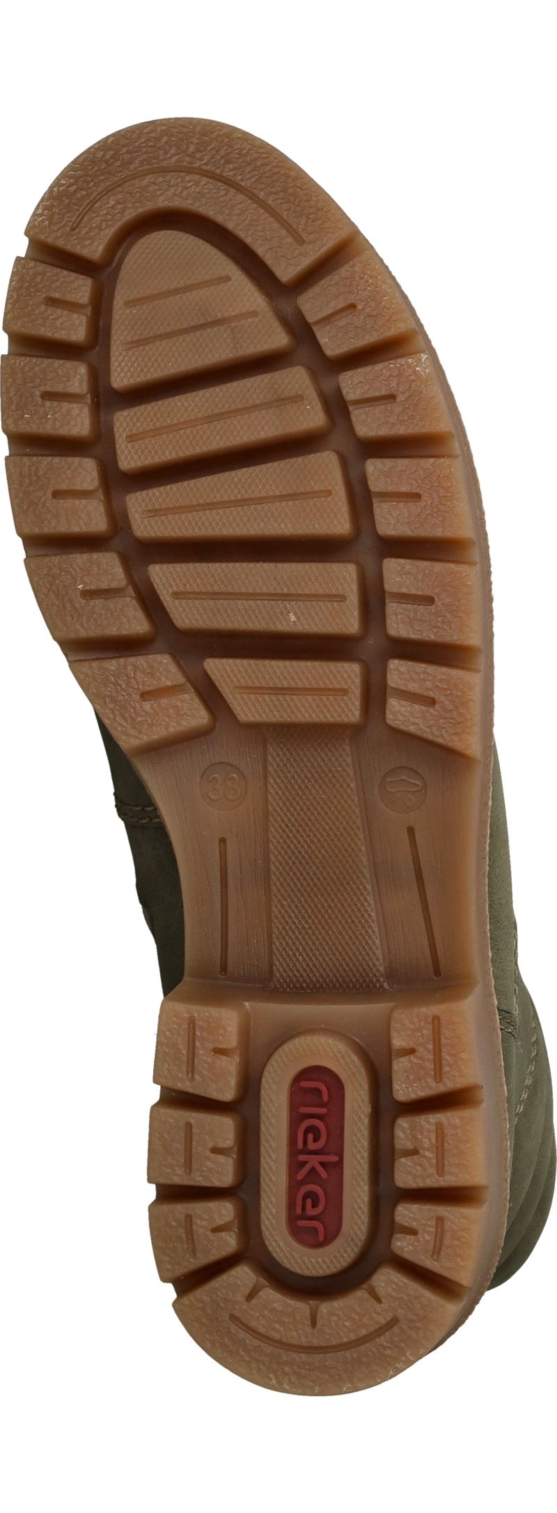 Rieker Veterboots Groen Dames