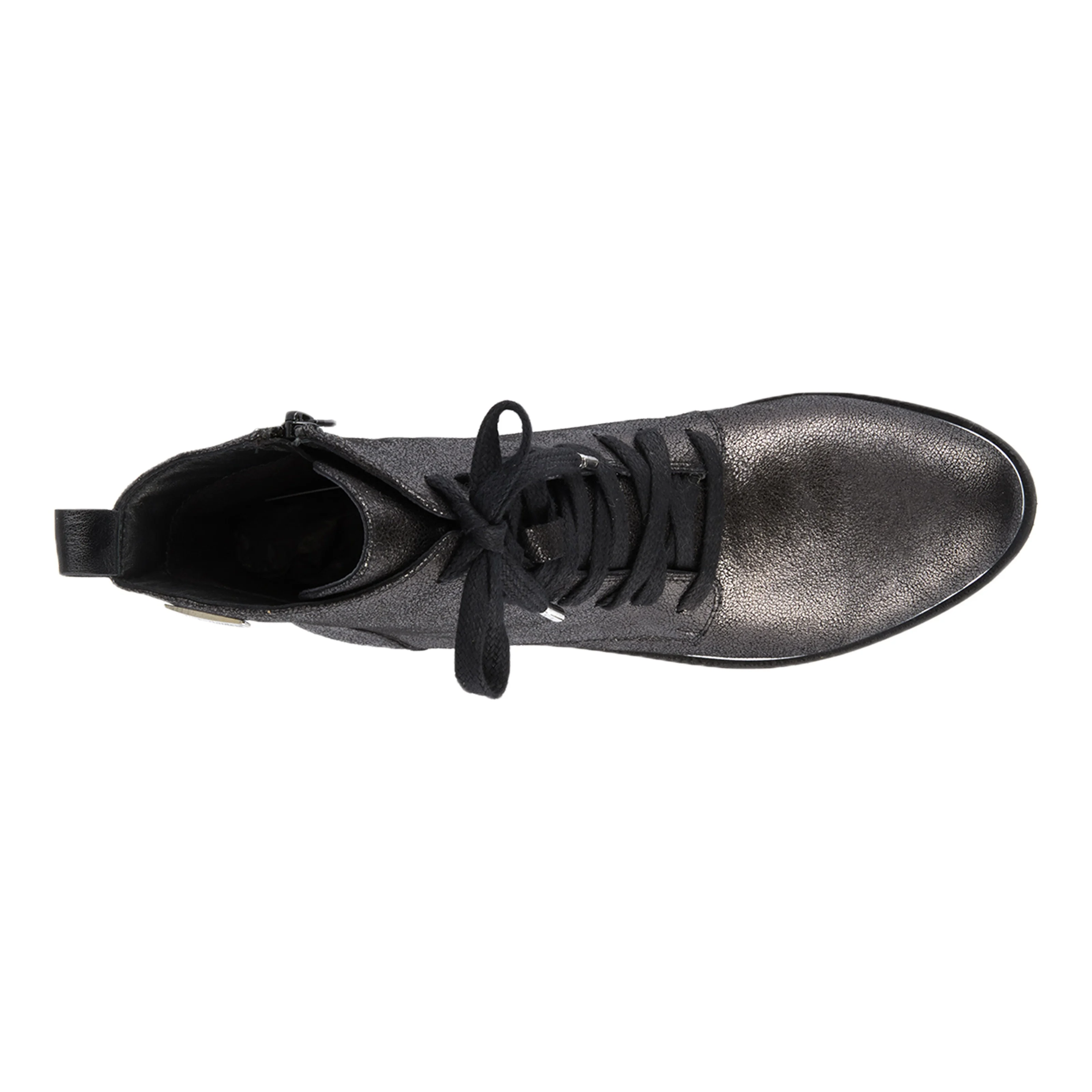 Bottines en cuir Mathilde | Argent