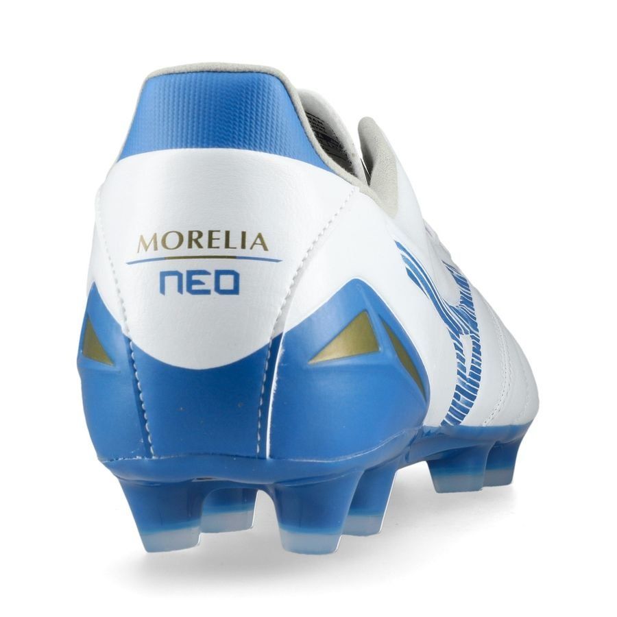 Mizuno Morelia Neo IV Pro FG/AG Mugen - Blanc/Bleu