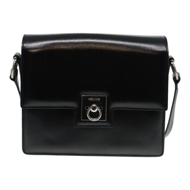Celine Vintage Celine Shoulder Bag Black