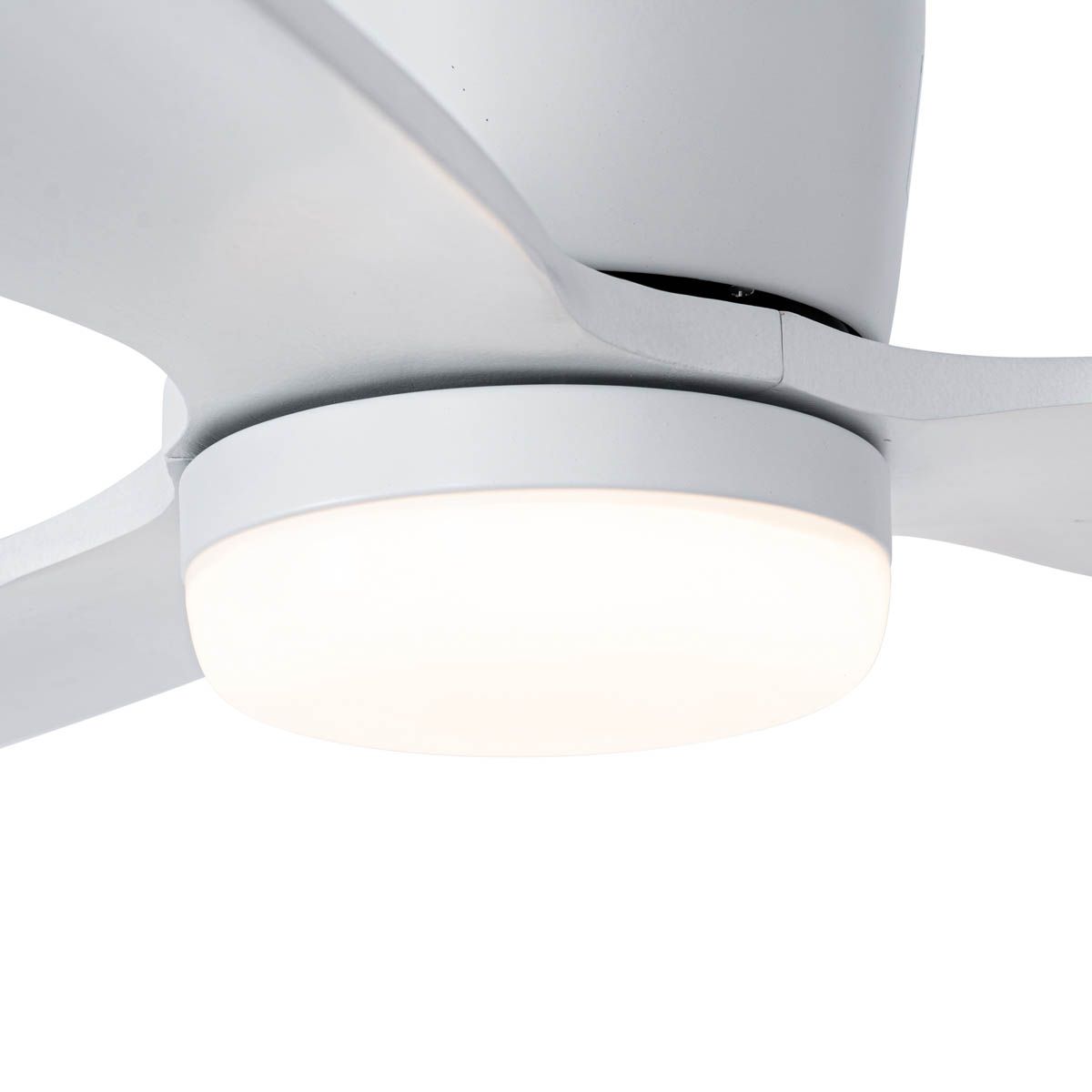 Plafondventilator wit 132cm incl. LED dimbaar met afstandsbediening - Sofio
