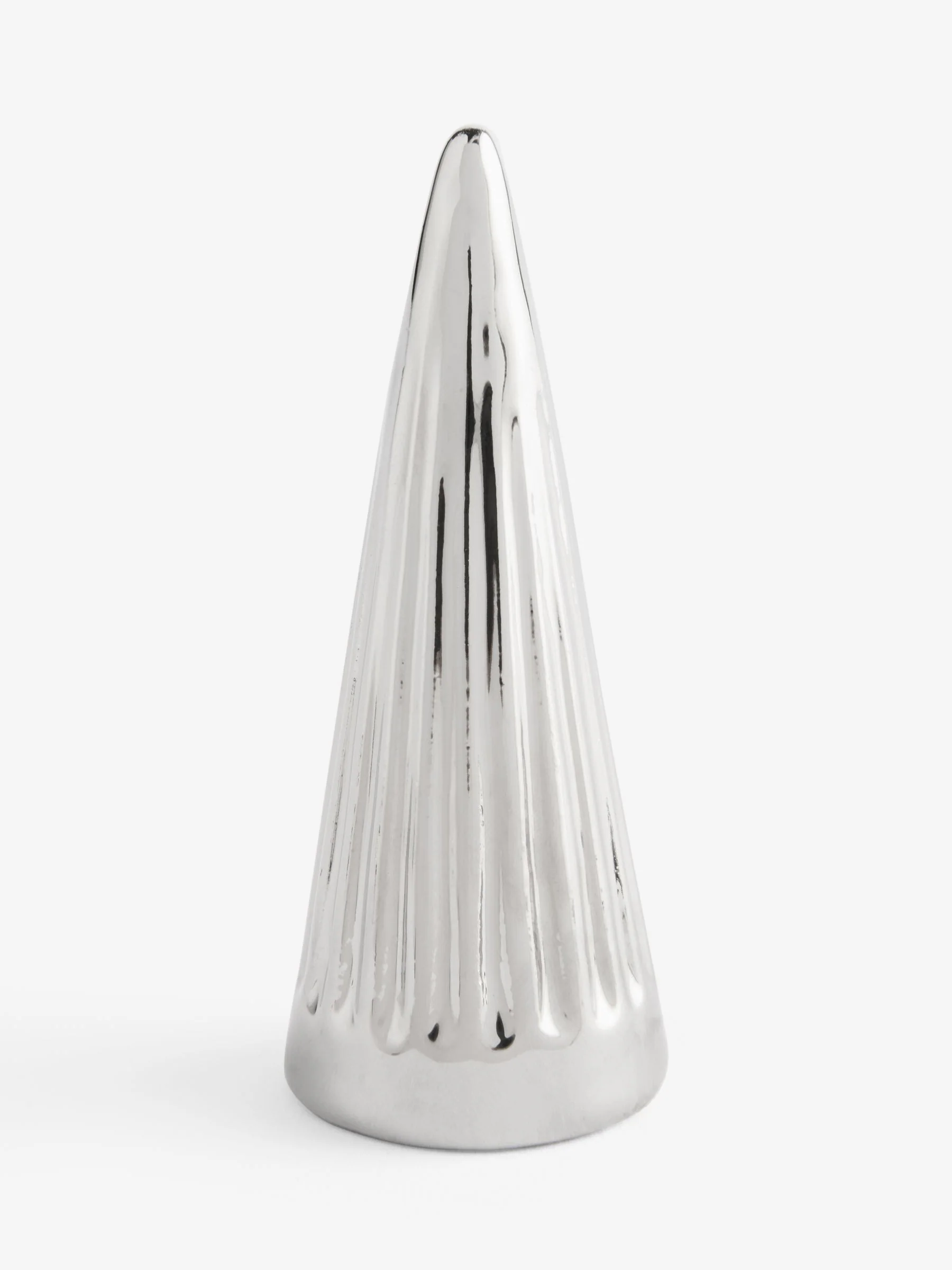 Chrome Finish Ceramic Ring Holder