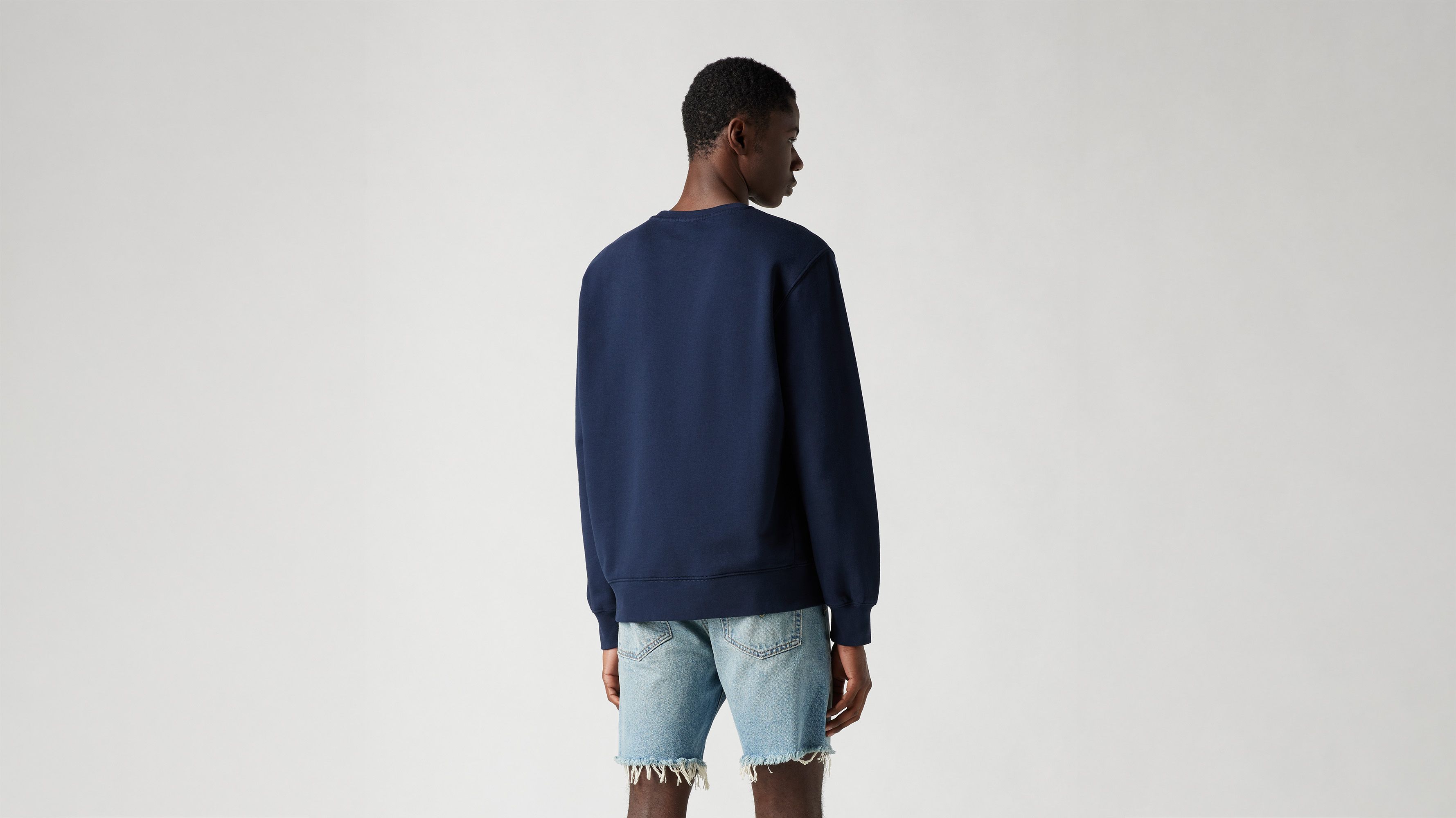 Sweat-shirt col rond Original Housemark - Paris City Navy Blazer French Terry - Bleu