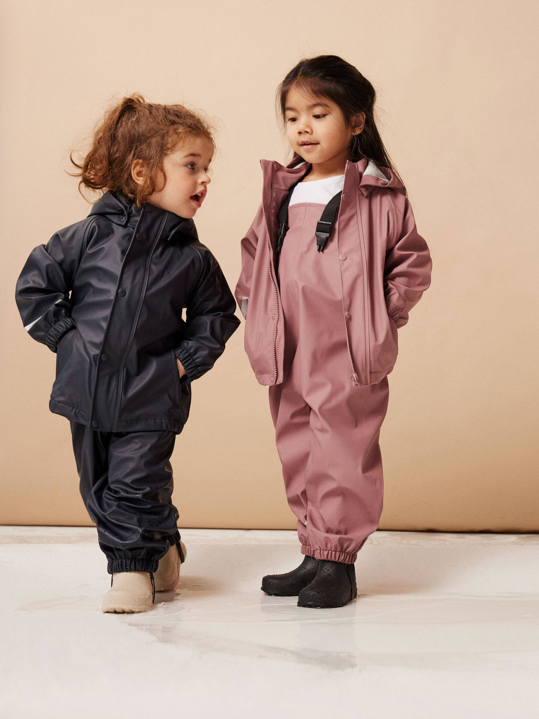 NAME IT kids regenpak Donkerblauw