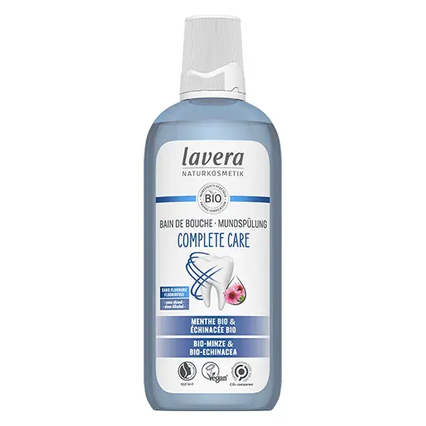 Enxaguante bucal sem flúor Lavera Complete Care - 400 ml