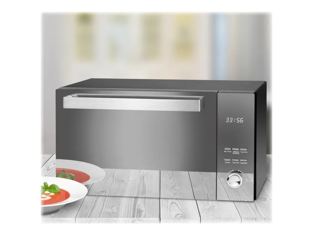 ProfiCook PC-MWG 1204 - Mikrobølgeovn med grill - 23 liter - 800 W - sort