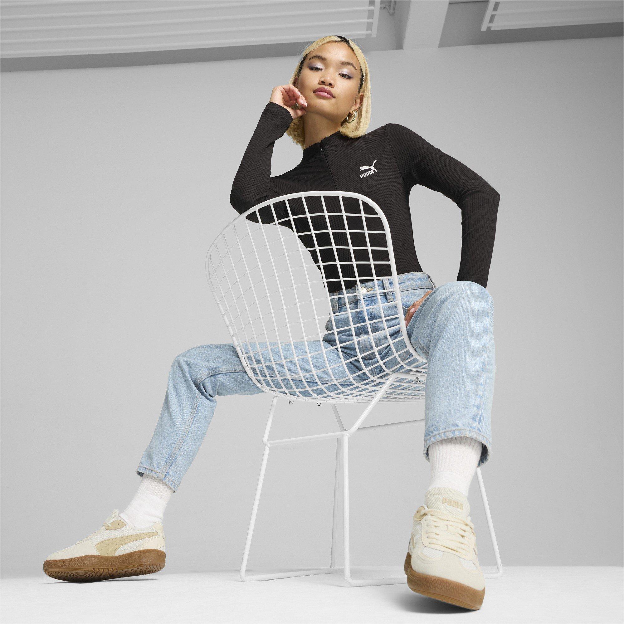 Puma CLASSICS Ribbed Half-Zip Long Sleeve