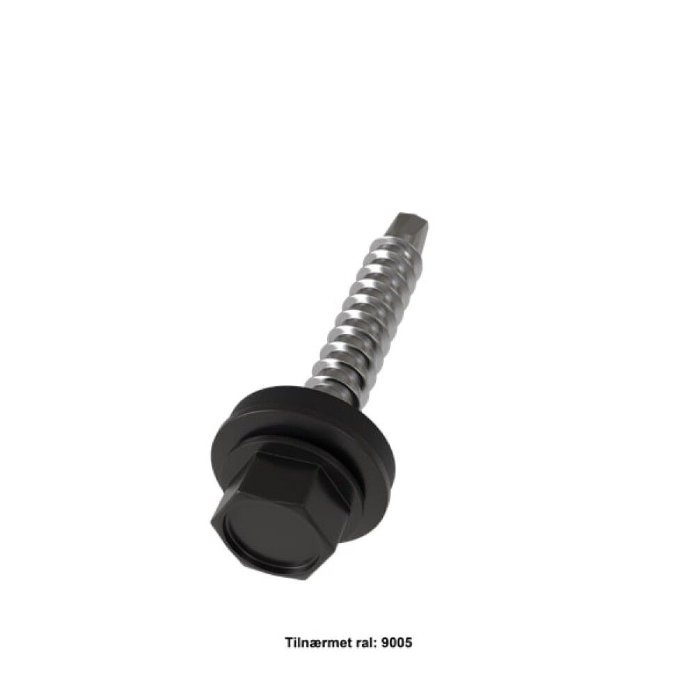 MONTASJESKRUE PROFILMETAL250 - 3,5 MM RØD