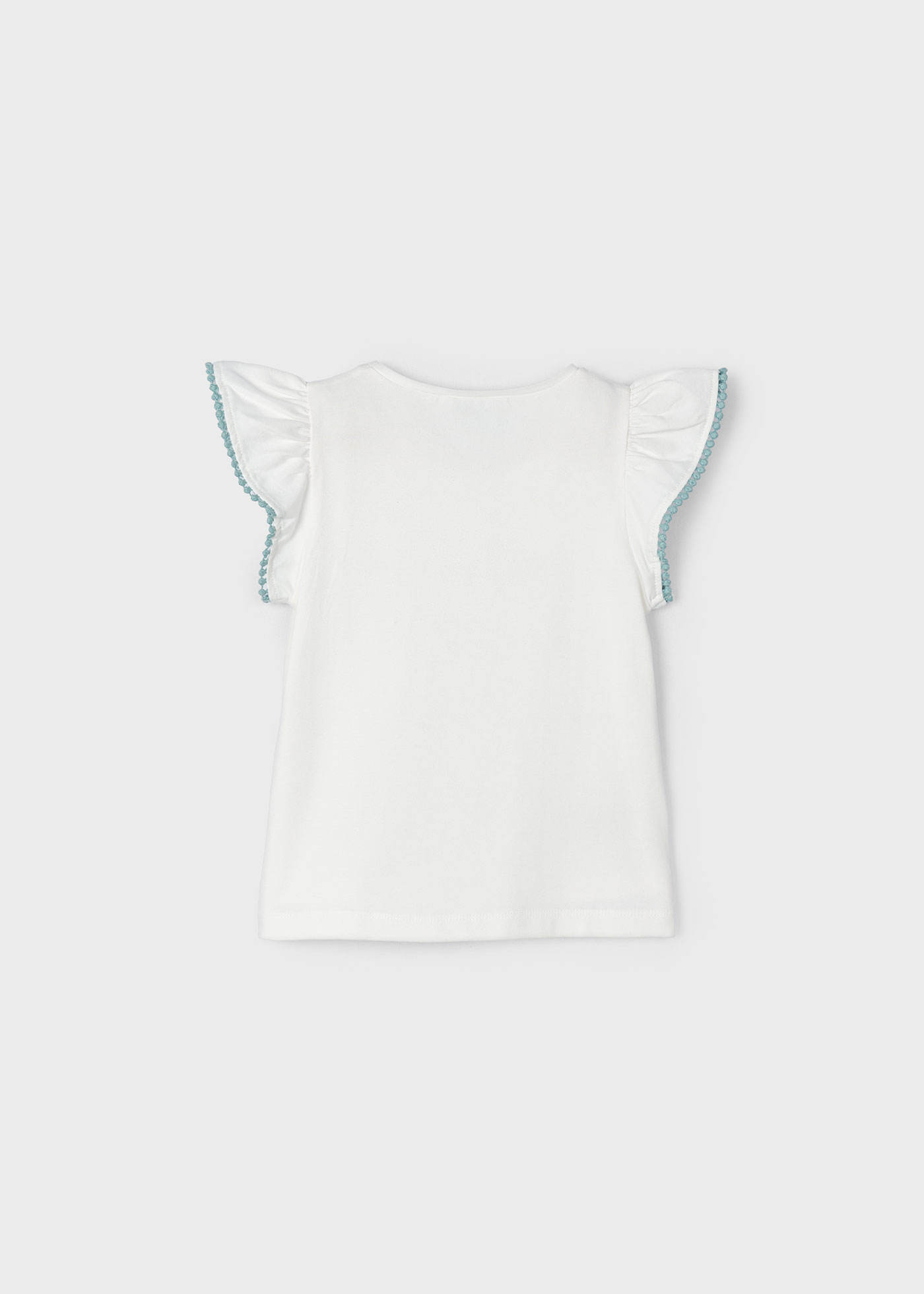 Camiseta Better Cotton com apliques para meninas