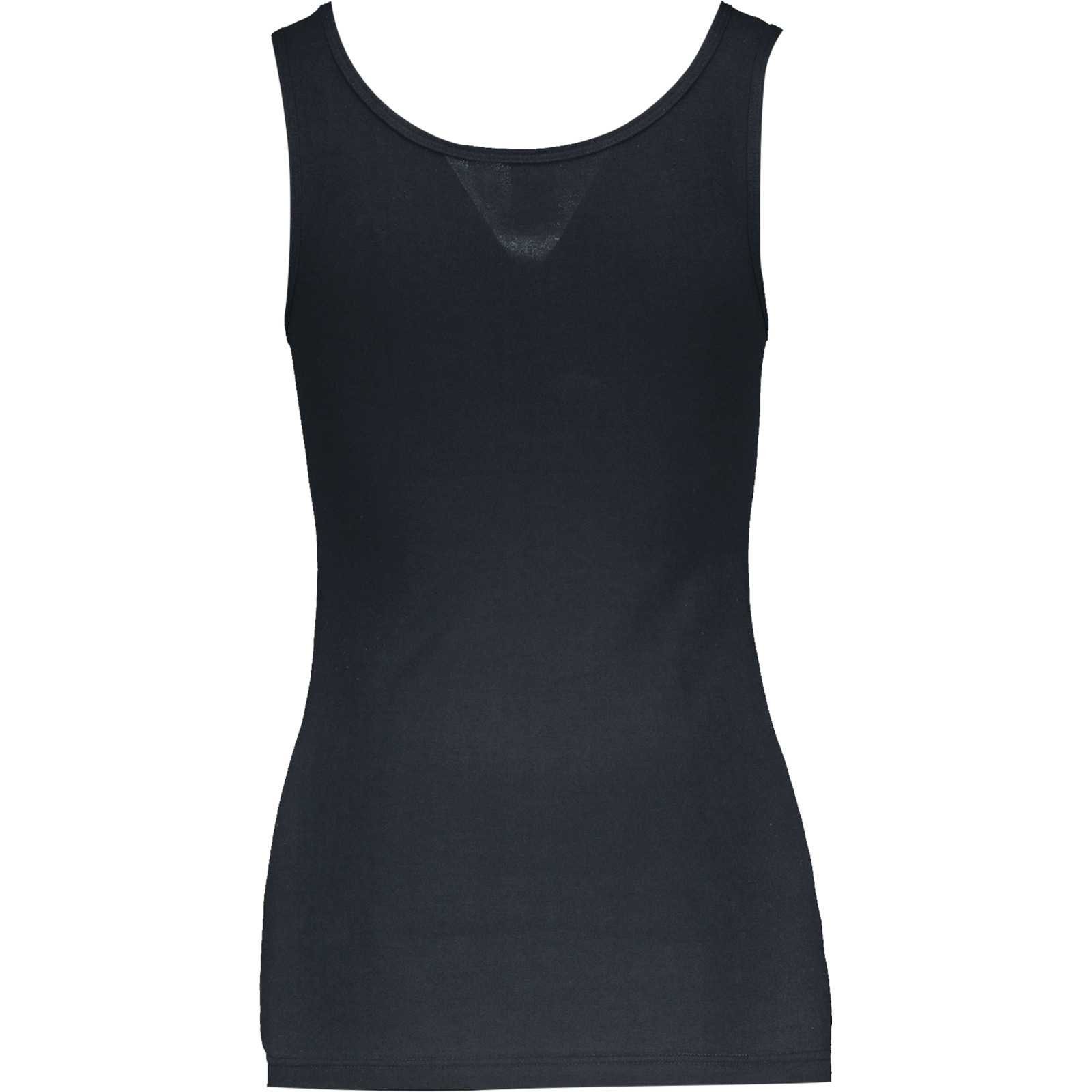 Damen Bio Unterhemd M, schwarz