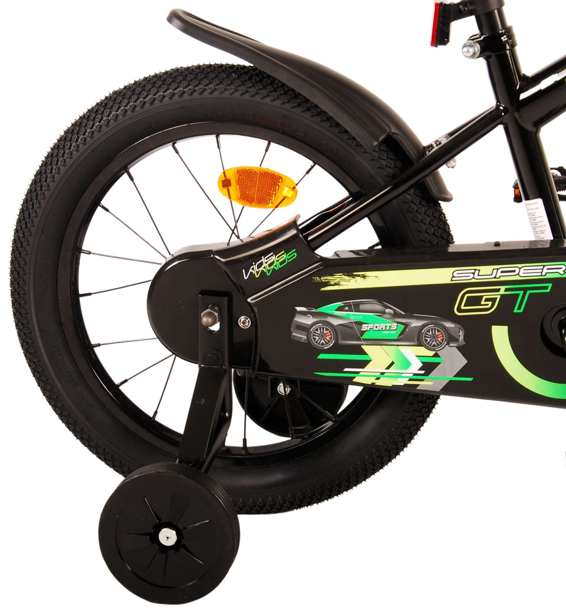 Kinderfahrrad Super GT Fahrrad für Jungen 16 Zoll Kinderrad in Grün
