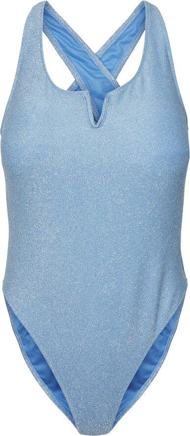 Pieces PCBLING SWIMSUIT LUREX SWW Alaskan blue/silver lurex