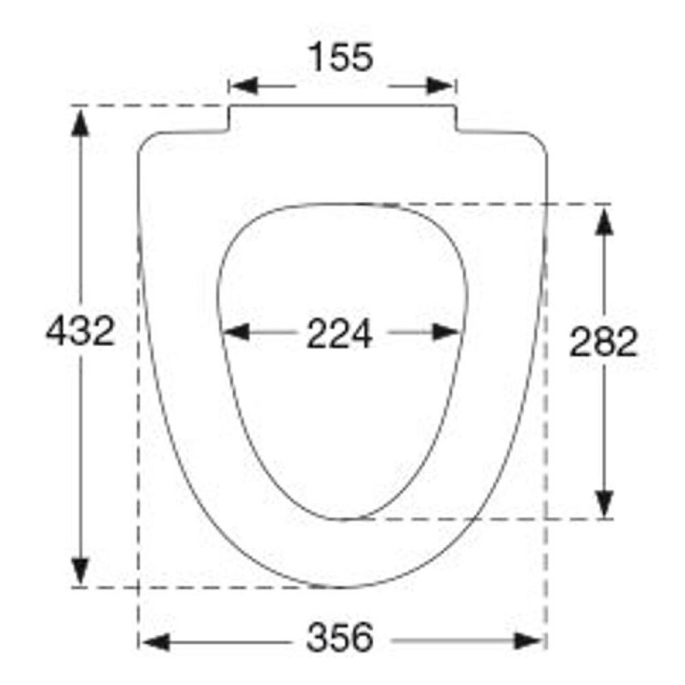 TOALETTSETE PRESSALIT SIGN/SPIRA S1182 SOFTCLOSE hVIT