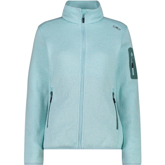CMP Knit Jaquard Fleecejacke Opale / Bianco Damen