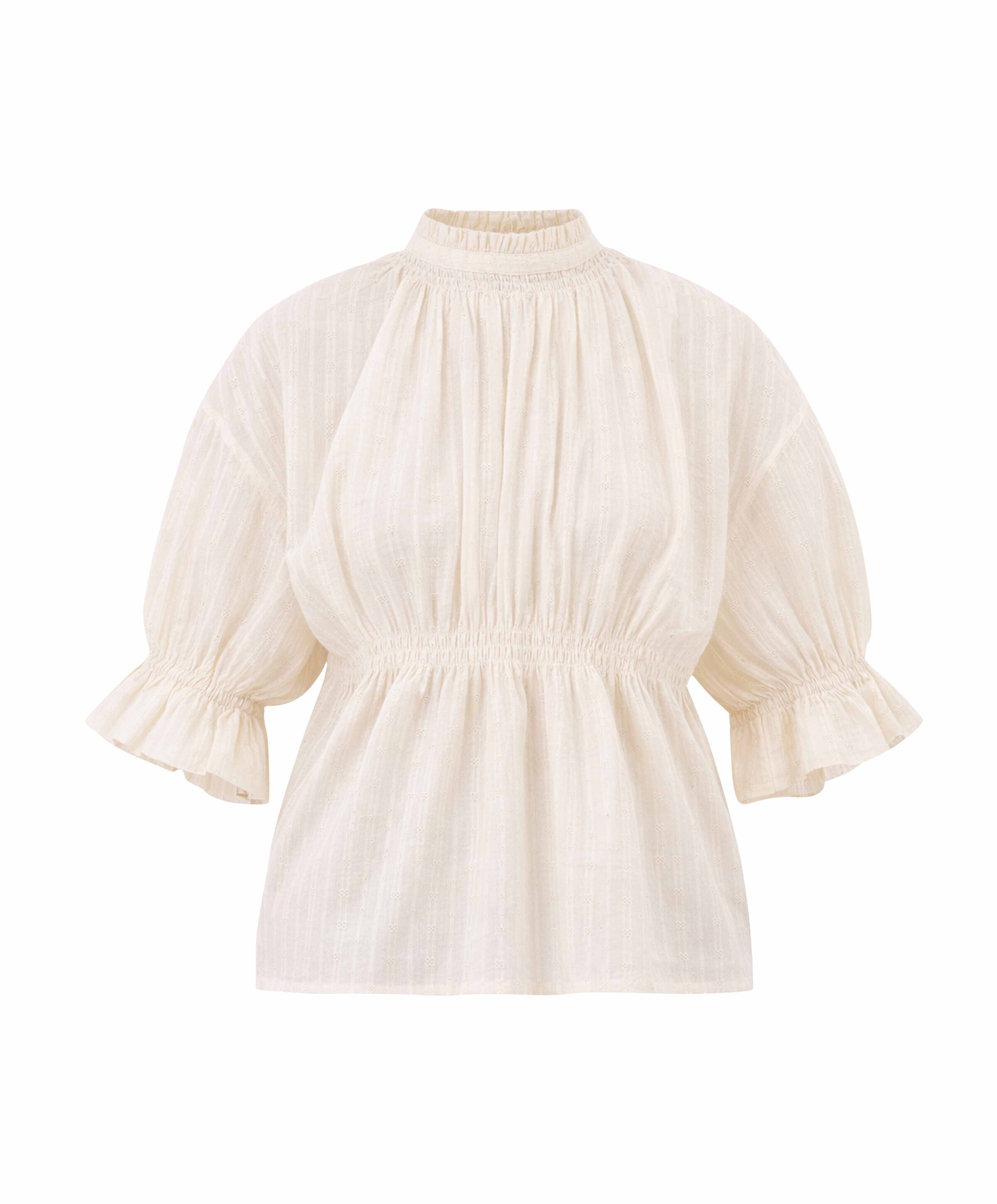by-bar Dames blouse beige