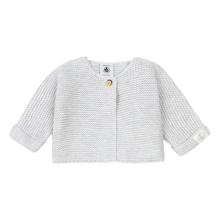 Petit Bateau Cardigan Fabalero Coton Bio | Gris