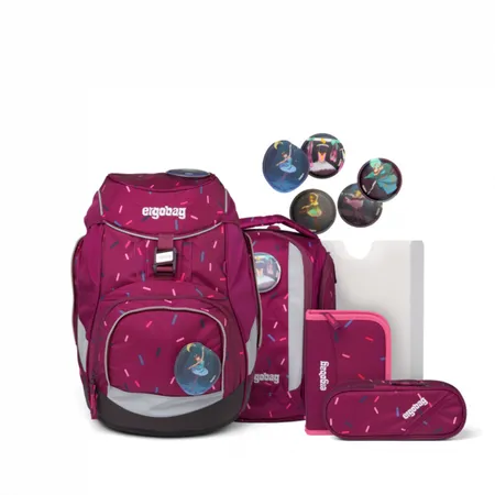 ergobag PACK Schulrucksack-Set Der NussknackBär, 6-teilig