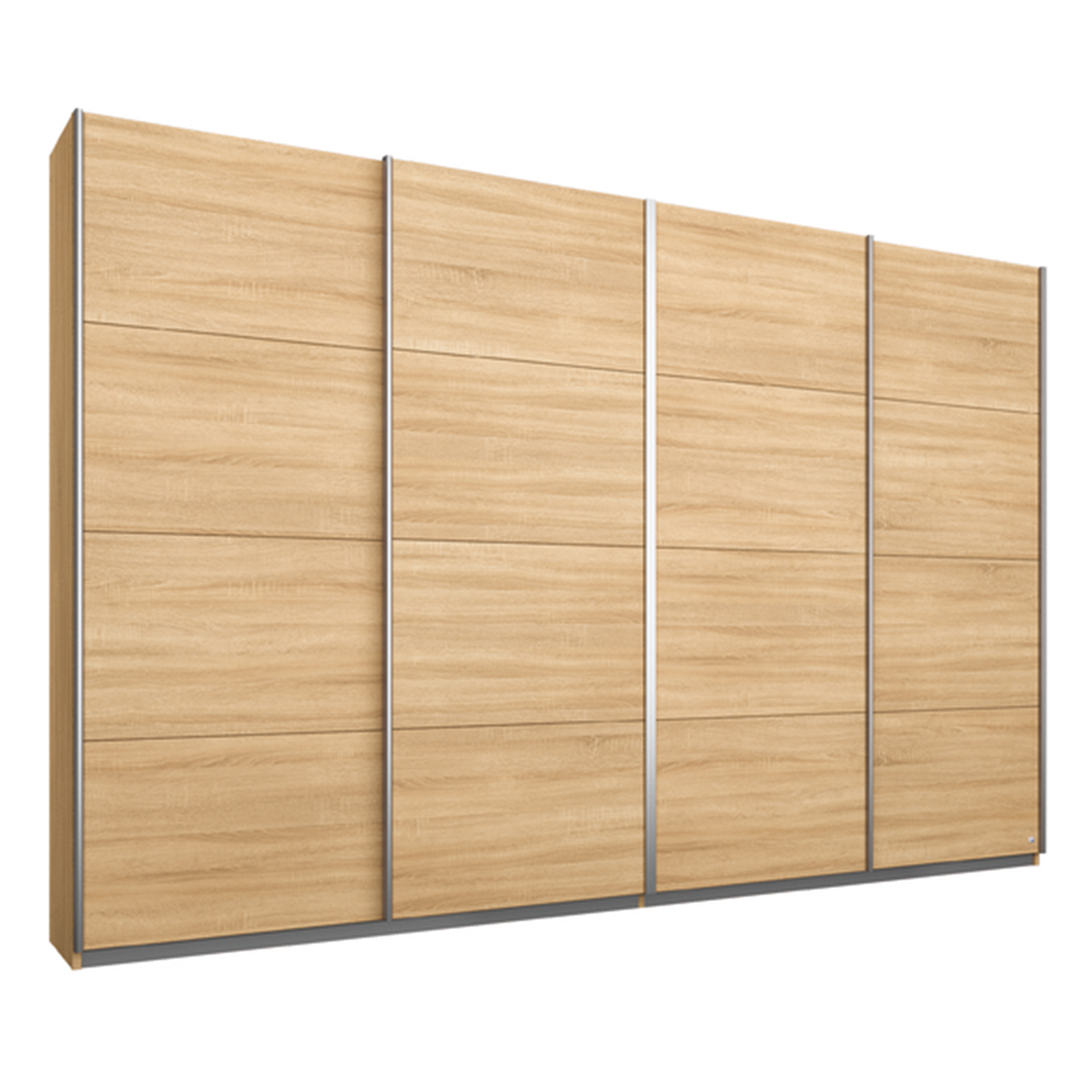 Schwebetürenschrank - Sonoma Eiche - 4-türig - 271x211 cm