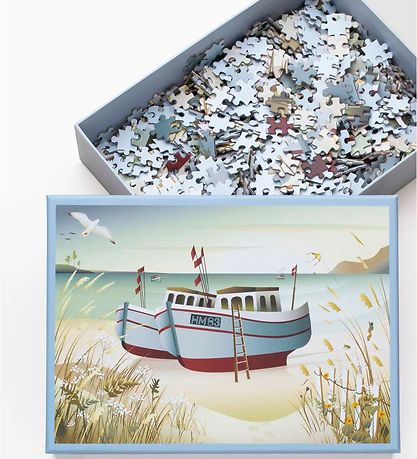 Vissevasse Puslespil - 1000 Brikker - Fishing Boats