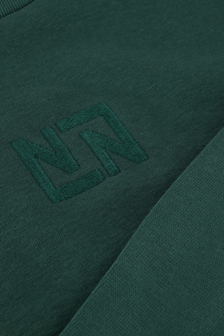 NIK & NIK groene nik & nik mini jurk fancy ls sweatdress