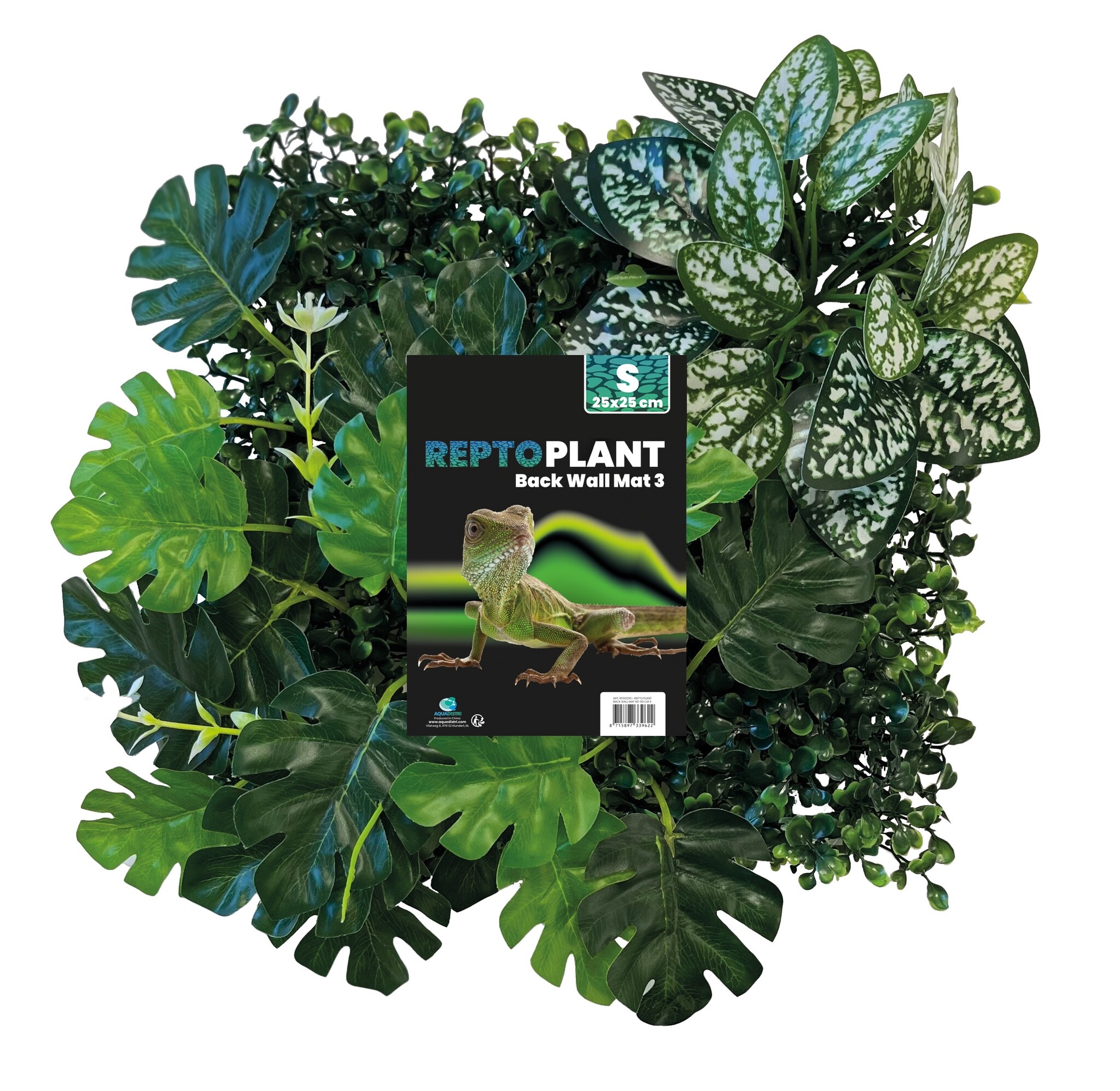 Repto Terrarium Achterwand Planten Mat 3 25x25cm