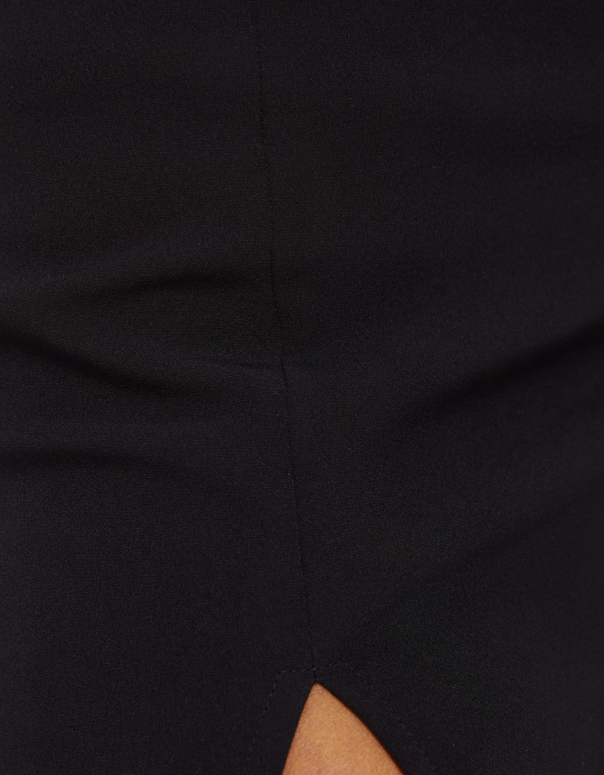 Saia-calça de corte ajustado