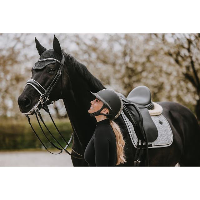 Oornetje Kentucky Wellington Glitter Stone Zwart
