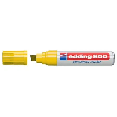 edding 800 Permanentmarker, 4-12mm, gelb