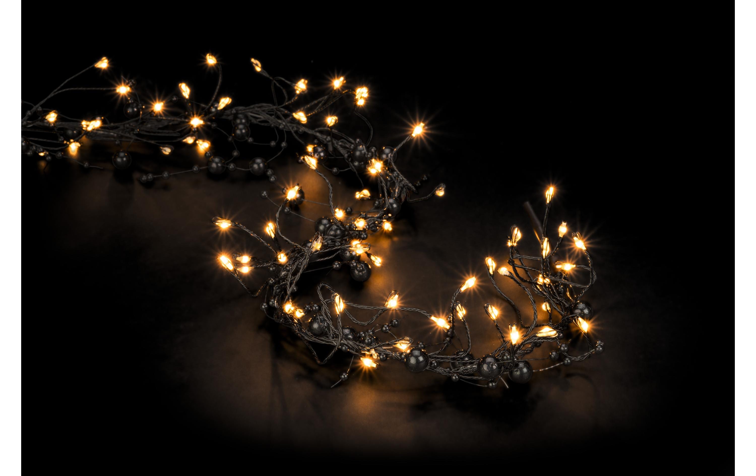 LED-Lichterkette Angel Cluster, 200 Lampen, 2m, SchwarzIn-/Outdoor Lichterkette