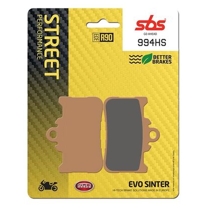 Plaquettes de freins SBS 994HS Sinter Métal Fritté avant