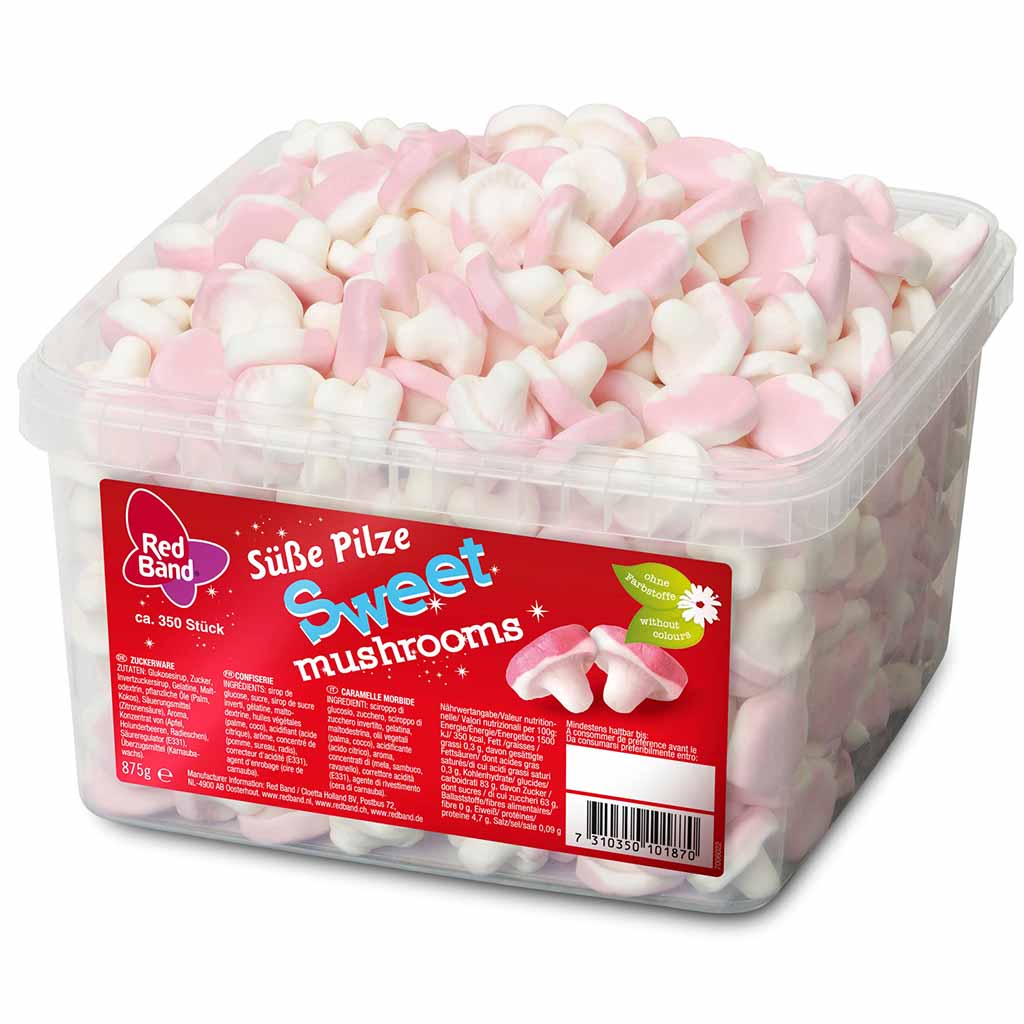 Red Band Süße Pilze Sweet Mushrooms 875g MHD:19.8.25