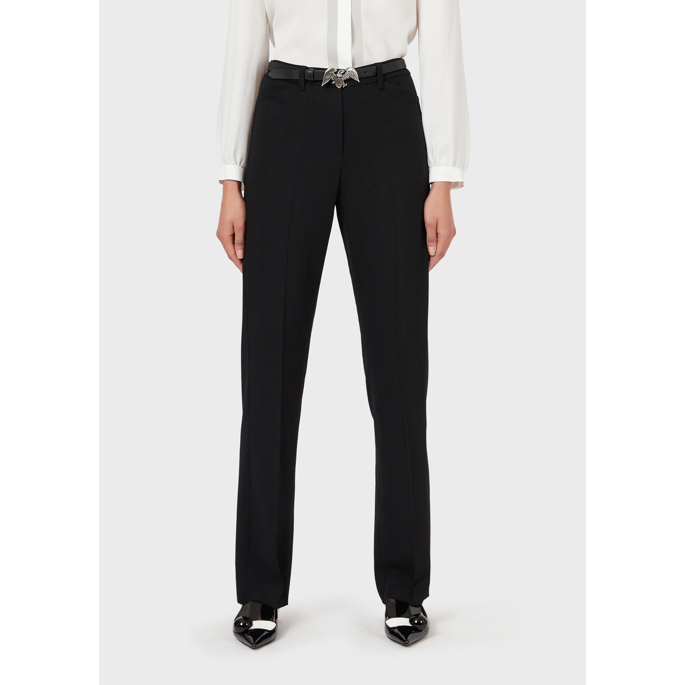 Emporio Armani Straight Leg Trousers