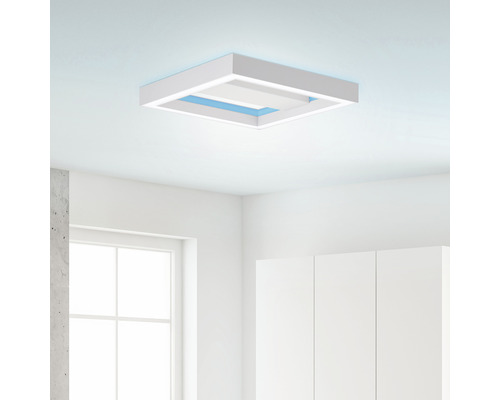 Dimbaar LED-paneel 18W 1260 lm CCT 2700-6200 K RGB 30x30 cm zand/wit + afstandsbediening