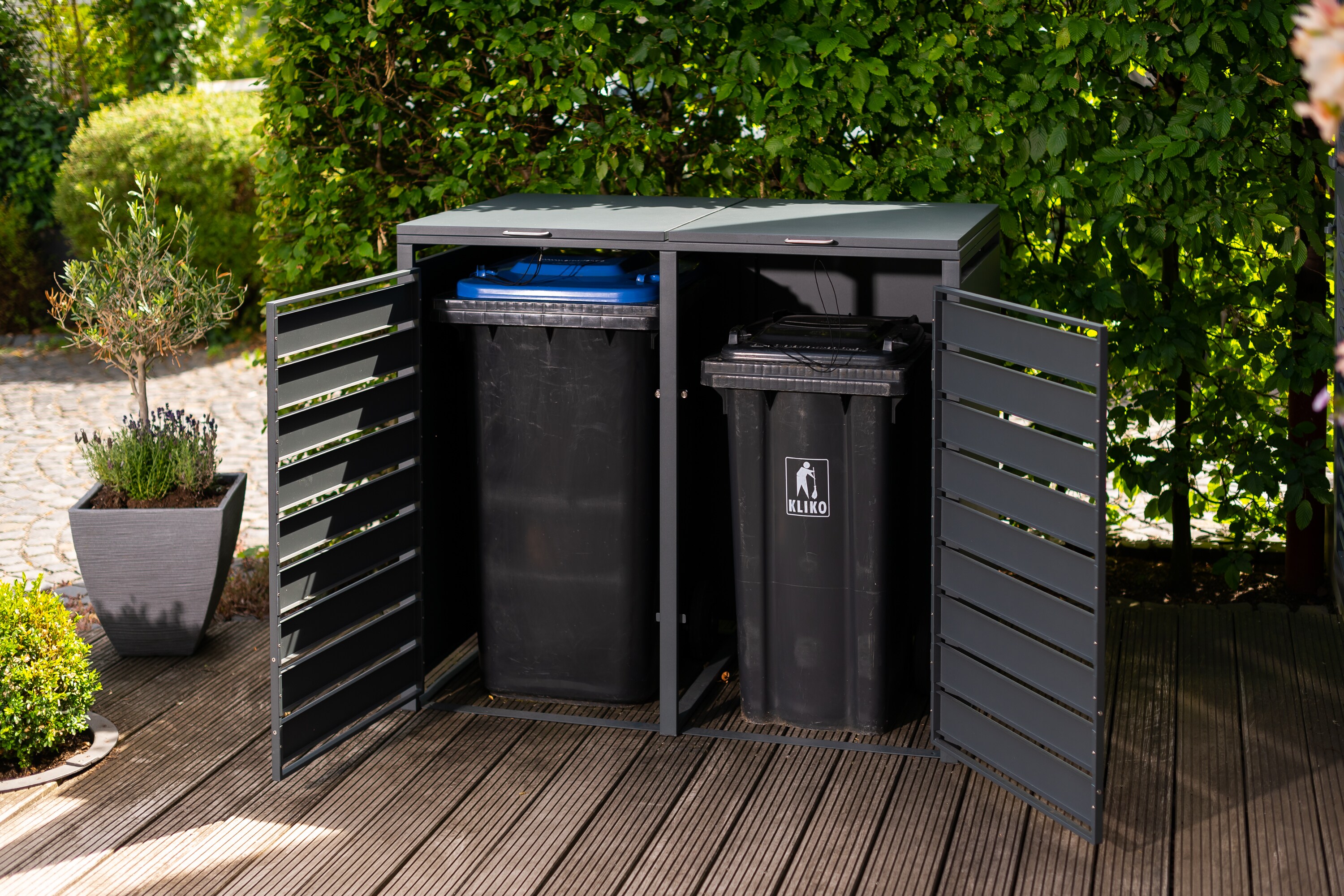 Westmann Mülltonnenbox, Gerätebox 2-fach 240 L