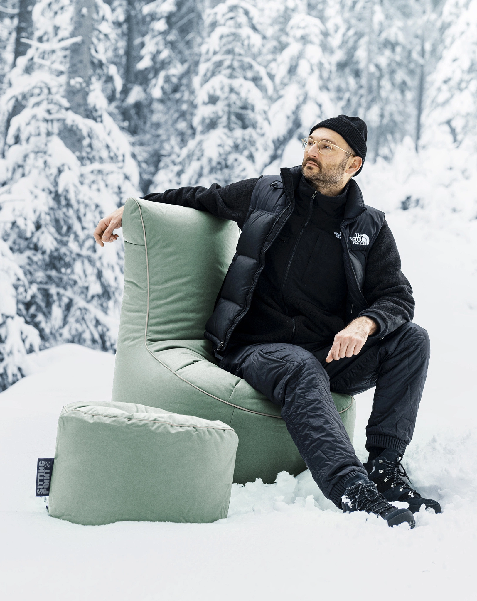 Sitzsack Swing SCUBA (Farbe: eukalyptus)