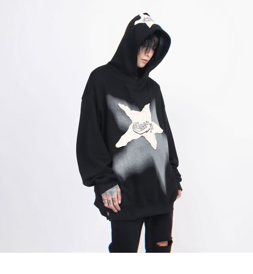 Derbundy - Hoodie met lange mouwen en sterrenprint