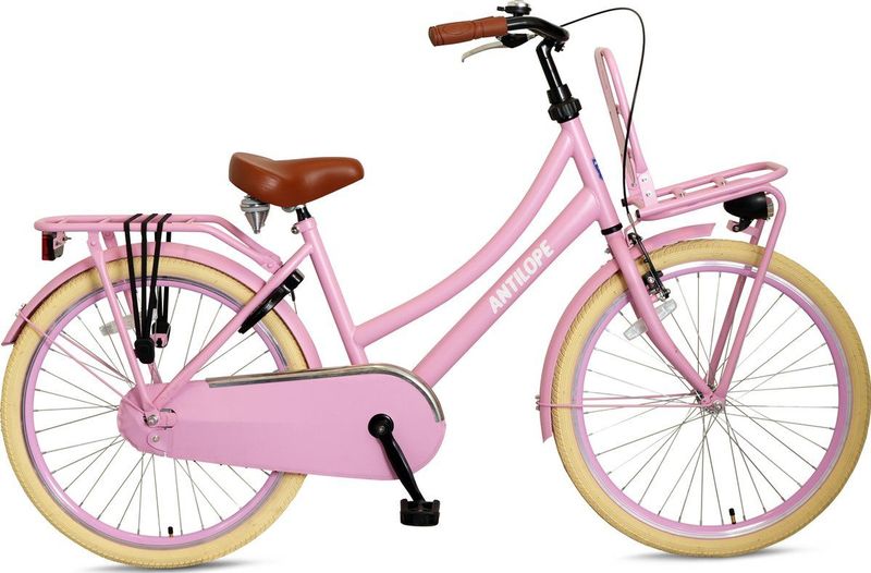 Antilope - Mini Cargo Transport - Meisjesfiets - Roze - 24 Inch