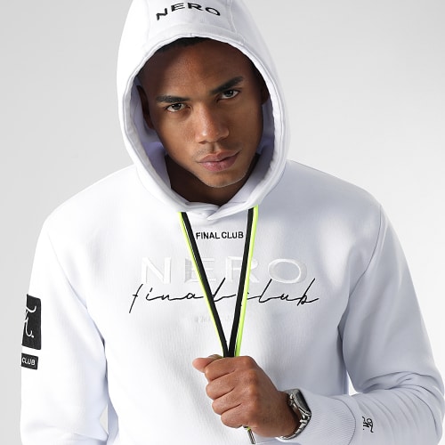 Sweat Capuche NERO 1st Drop Limited Ceramic White